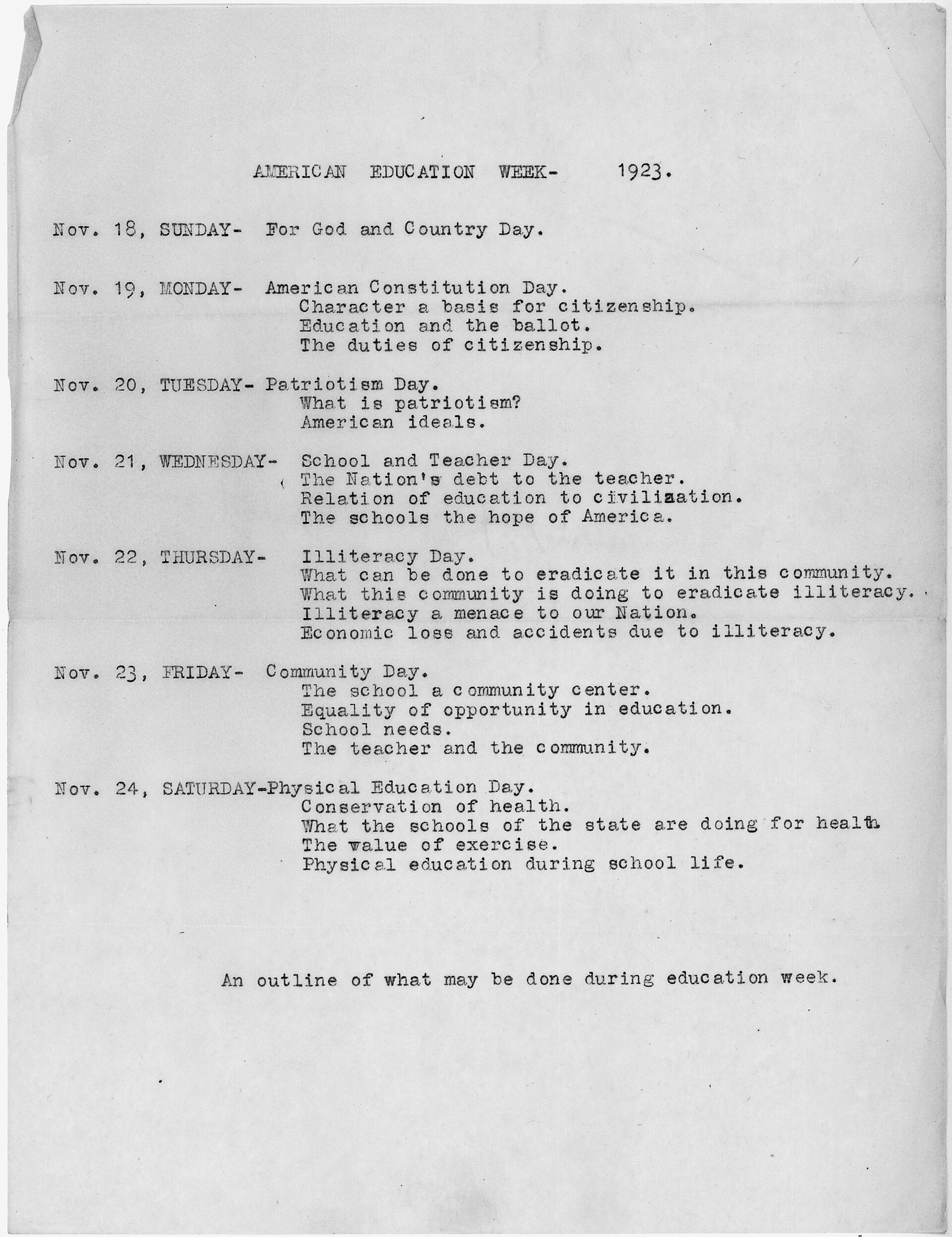 Scope and content: This document illustrate aspects of Federal policy towards Native Americans and its execution with regard to Native American education during the early twentieth century preceding passage of the Indian Reorganization Act.